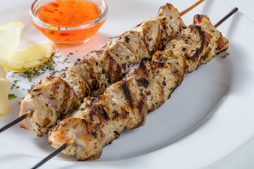 Delicious food on a plate