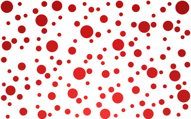 Light Red vector  template with circles. Glitter abstract illustration with blurred drops of rain. Pattern for textures of wallpapers.