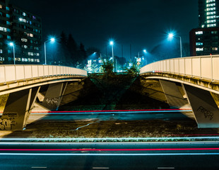 Cars driving over the kenedylaan in eindhoven