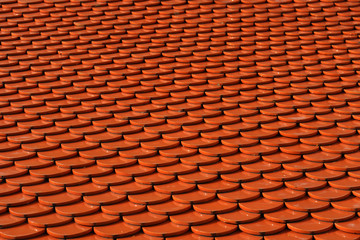 roof of temple in thailand
