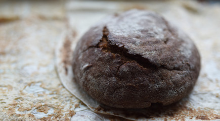rye bread and wheat tortilla