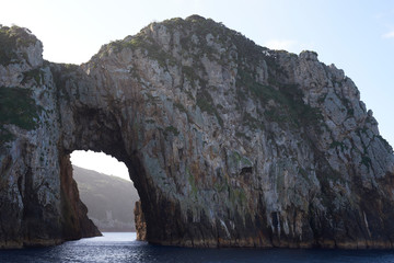 Arch rock in sea