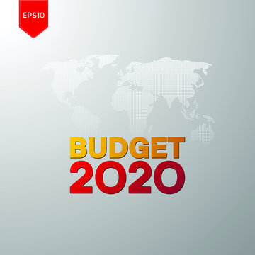 Illustration Vector: International budget 2020, inspirational and conceptual
