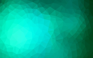 Fototapeta premium Light BLUE vector shining triangular layout. Glitter abstract illustration with an elegant triangles. Polygonal design for your web site.