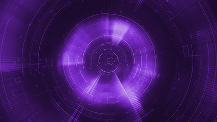 Abstract Technology Circle