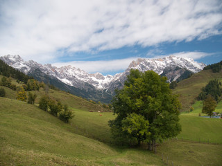 Berge und Landschaft
