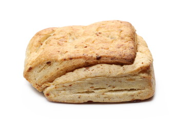 Breakfast pastry isolated on white background