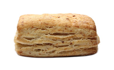 Breakfast pastry isolated on white background