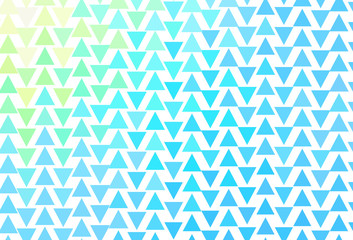 Light Blue, Green vector background with polygonal style.
