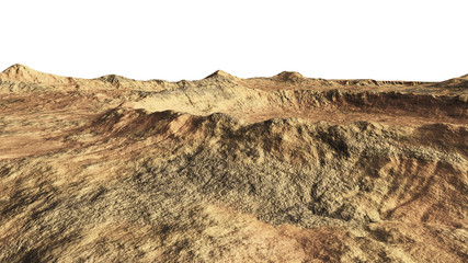 Kraterlandschaft, Freisteller © Michael Rosskothen