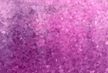 Light Pink vector triangle mosaic template.