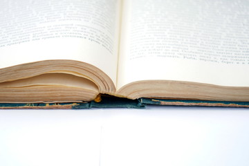 Old book of XX century isolated on white background