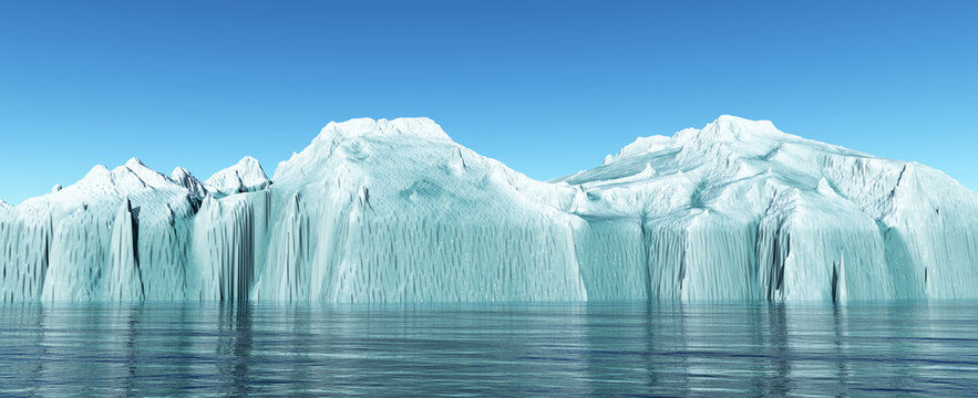 Eisberg im offenen Meer