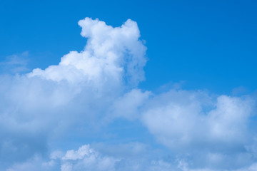 blue sky with clouds