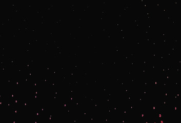 Dark Pink vector texture with colored currency signs.