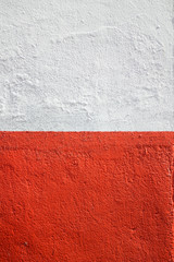 Texture mur peint en rouge et blanc