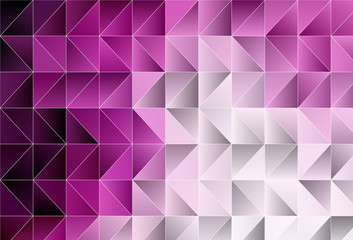 Fototapeta premium Light Pink vector abstract mosaic pattern.