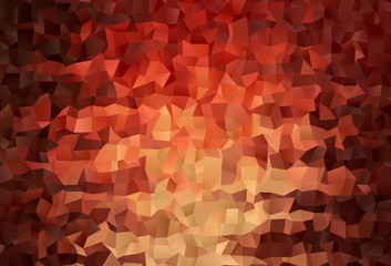 Light Red, Yellow vector texture in rectangular style.