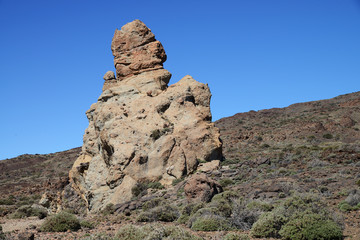 Fototapeta na wymiar Roques de Garcia, Parque Nacional del Teide, Tenerife, Canary Islands, Spain