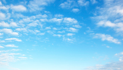 Naklejka na ściany i meble blue sky and clouds sky