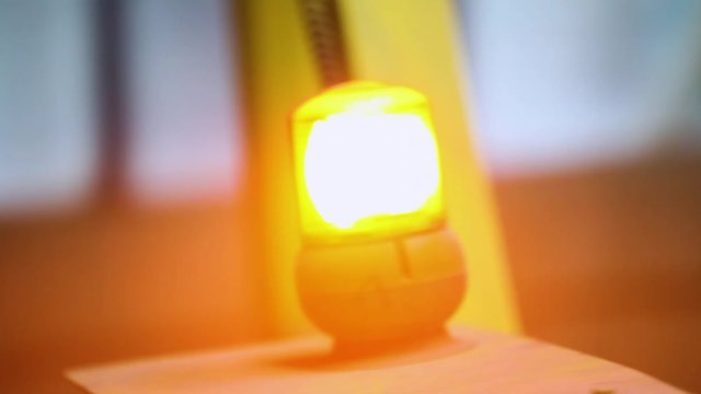 Emergency Lighting Factory Warning Light Orange