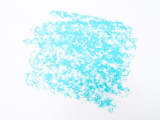 Naklejka na ściany i meble Blue crayon pattern on a white background