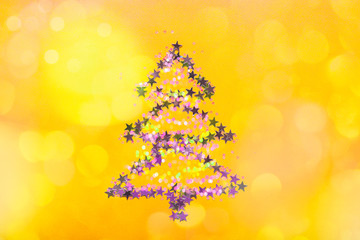 Christmas Tree made from stars