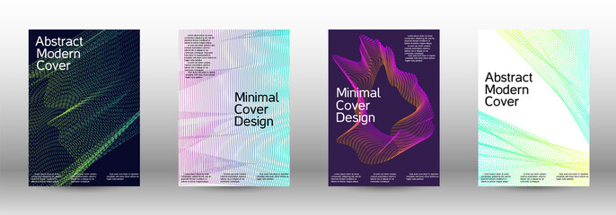 Cover design template set 