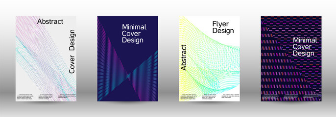 Cover design template set 