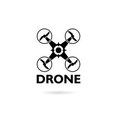 Drone icon isolated on white background