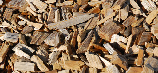 Bark mulch texture background horizontal banner