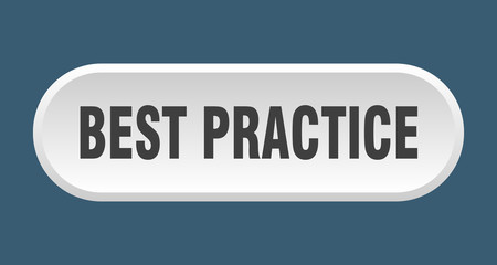best practice button. best practice rounded white sign. best practice