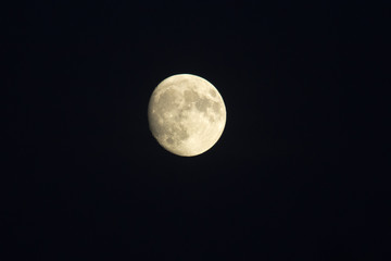 beautiful moon in the sky