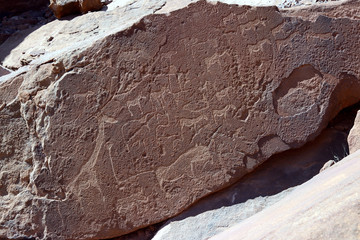 Rock engravings, Twyfelfontein, Namibia