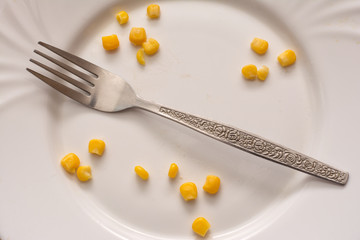 food, fork, plate, diet, white, egg, healthy, medicine, pills, isolated, dish, knife, health, meal, breakfast, eat, pill, nutrition, spoon, drug, concept, capsule, vitamin, yellow, bowl