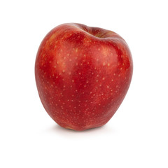 Red apple isolated on a white background.
