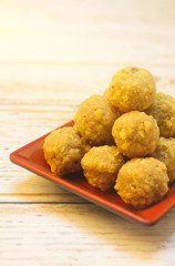 Indian traditional sweet laddu