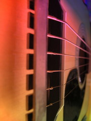 strings of a guitar