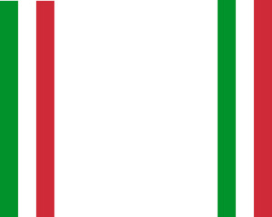 Italienische Fahne mit Textfreiraum