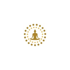 Yoga logo template vector icon design