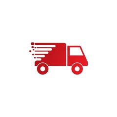 Truck logo template vector icon design