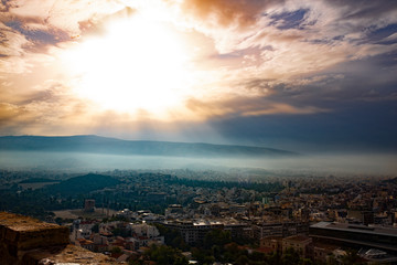 Morning in Athens from Acropolis