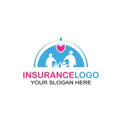 Family Insurance Logo Icon Design