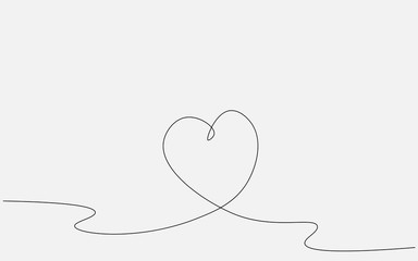 Valentine day card with heart vector illustration