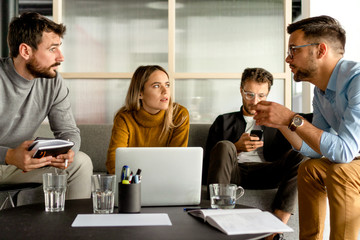 Creative people working on new ideas