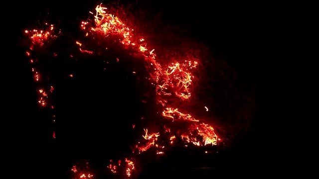 steel wool fire burn