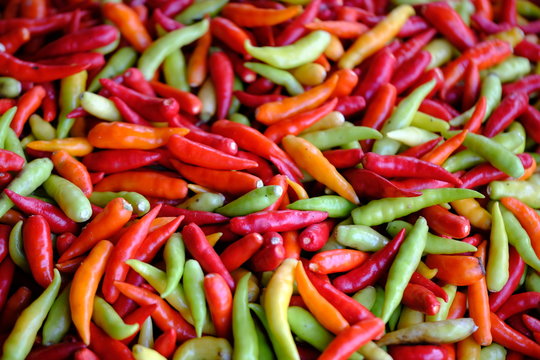 Indonesia Sumba Pasar Inpres Matawai - mixed chili peppers