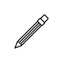pencil icon vector trendy style