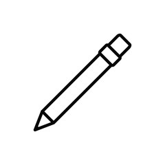 pencil icon vector trendy style
