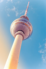 The TV tower in Berlin capital Germany